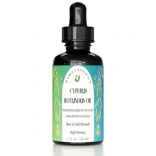 Egyptian Cyperus Rotundus Oil - Cold-Pressed Cyperus Rotundus Oil for Hair Removal 2oz- Undiluted, Pure & Natural
